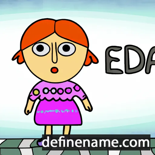 Ediita cartoon