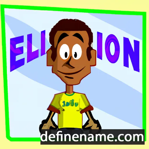 cartoon of the name Edilson