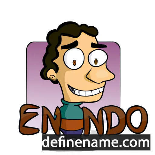 Edinaldo cartoon