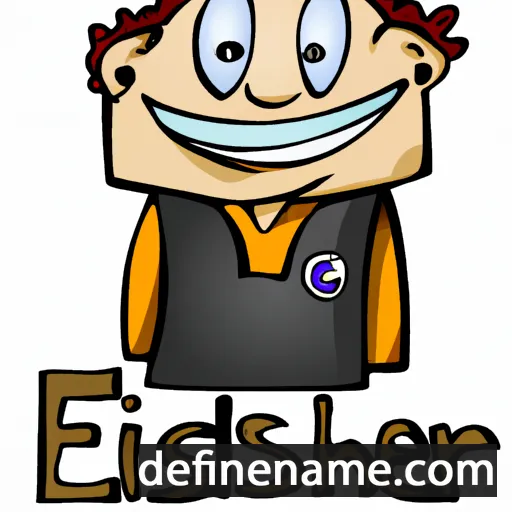 cartoon of the name Edisher