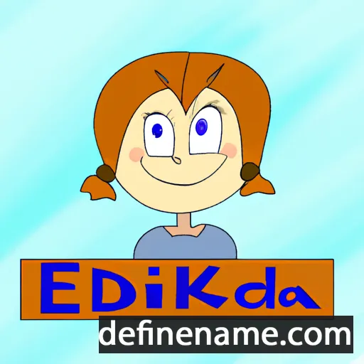 cartoon of the name Editka