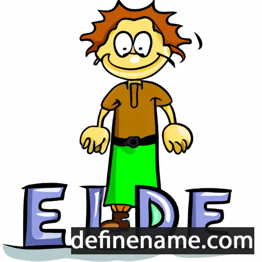 cartoon of the name Edle