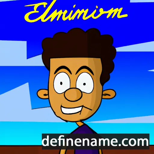 cartoon of the name Edmílson