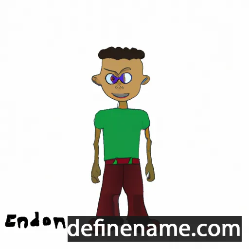 cartoon of the name Edmon