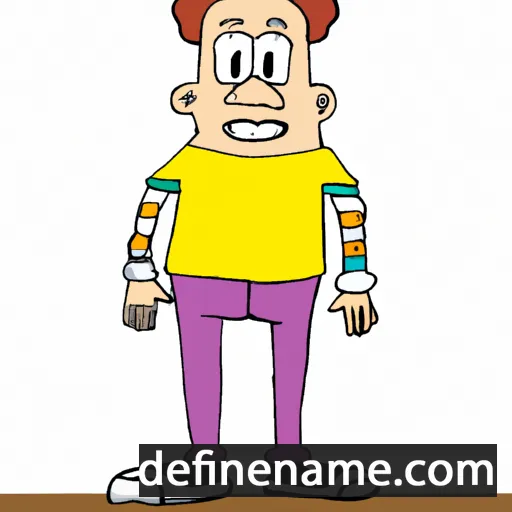 cartoon of the name Ednaldo