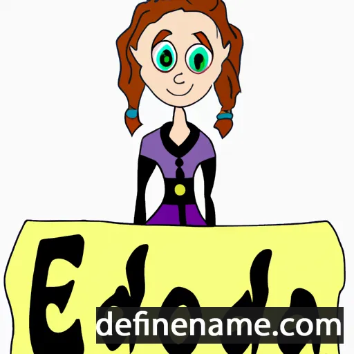 Edonea cartoon