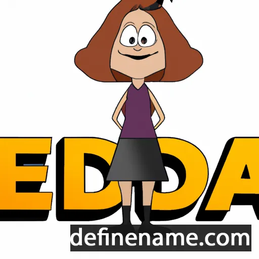 cartoon of the name Edora