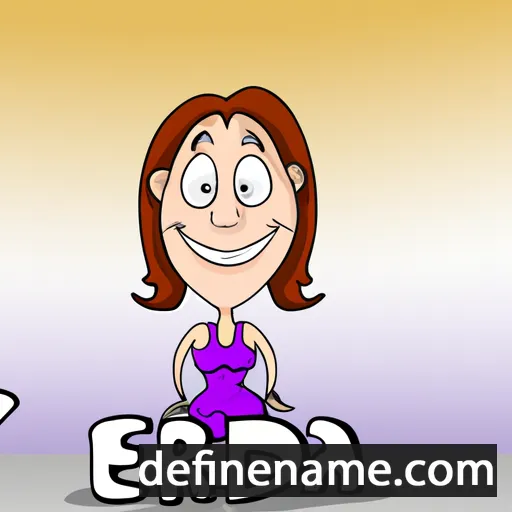 cartoon of the name Edra