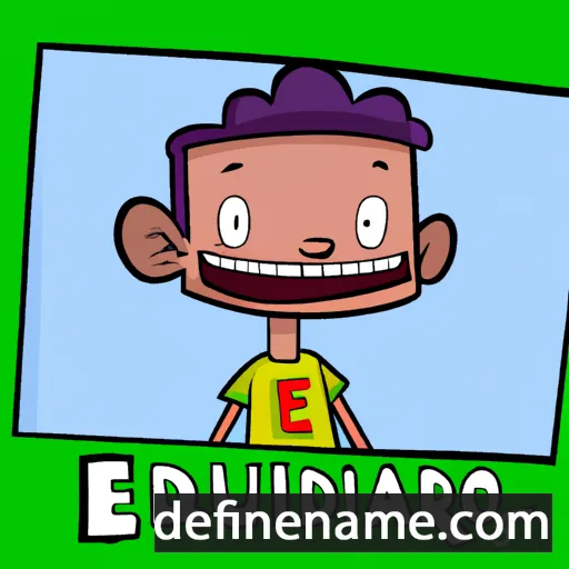 cartoon of the name Eduardu