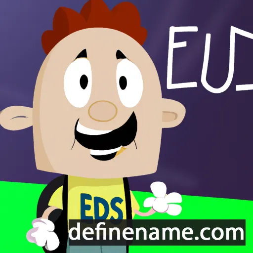 cartoon of the name Edus