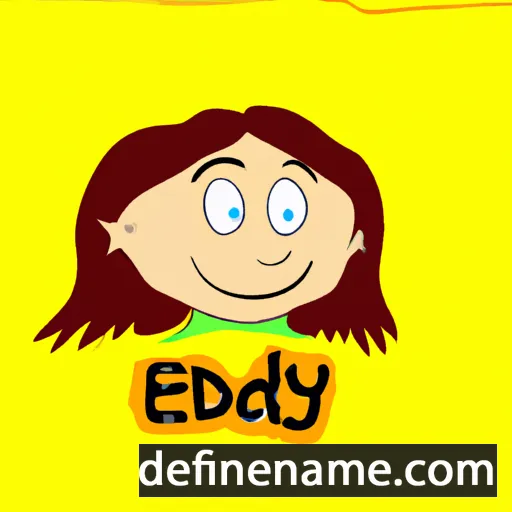 cartoon of the name Edyt