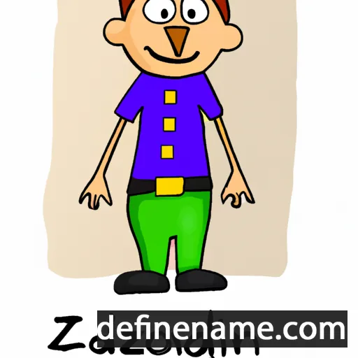 cartoon of the name Edzordzinam