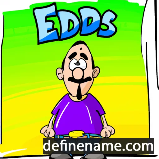 cartoon of the name Eedris