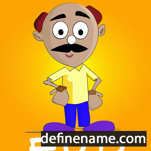 cartoon of the name Eedu