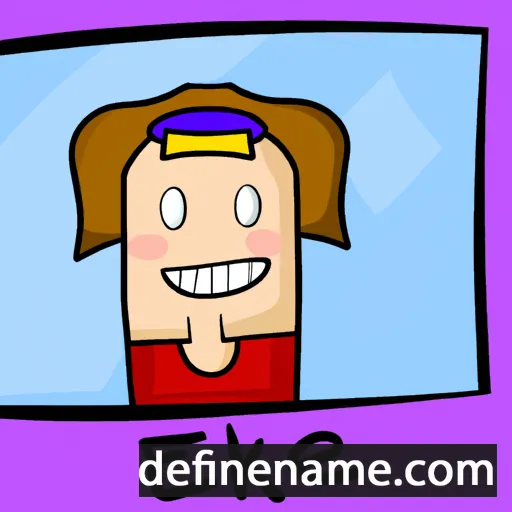 cartoon of the name Eefke