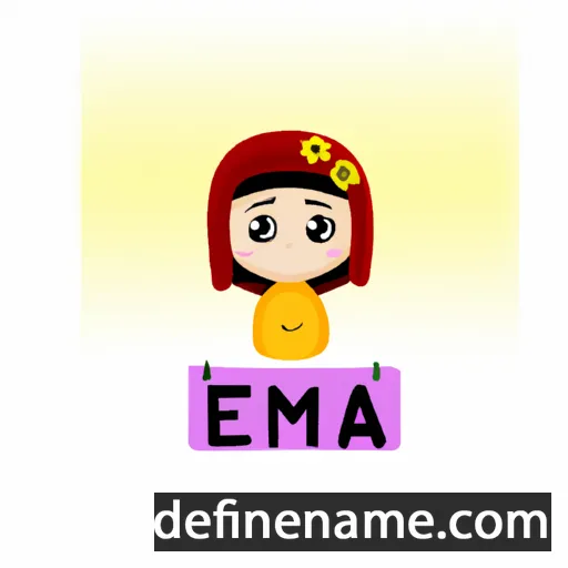 cartoon of the name Eema