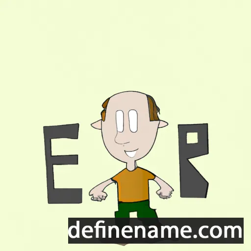 cartoon of the name Eer