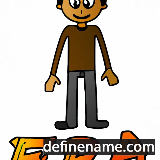 cartoon of the name Eeraj