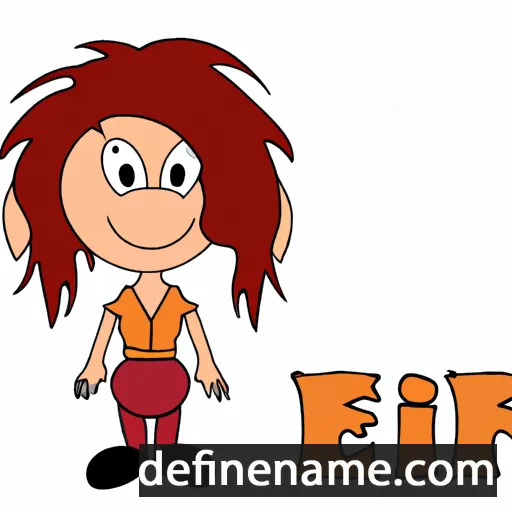 cartoon of the name Effi