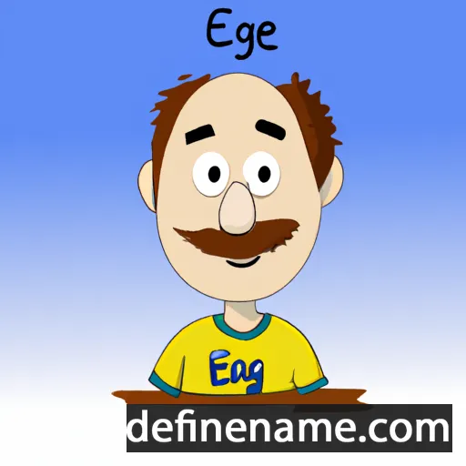 cartoon of the name Ege