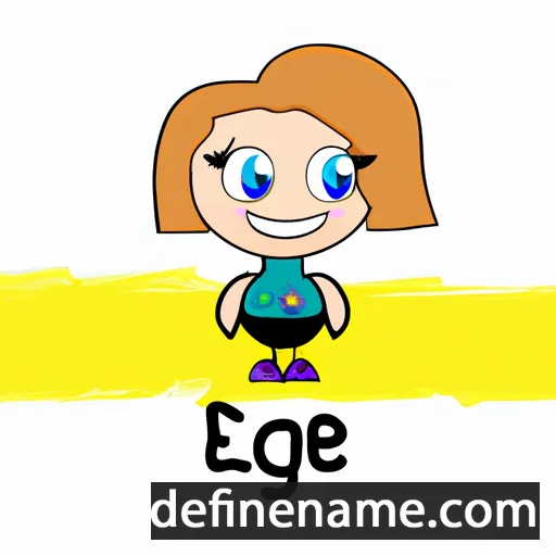 Églé cartoon