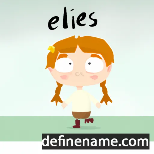 Éilís cartoon