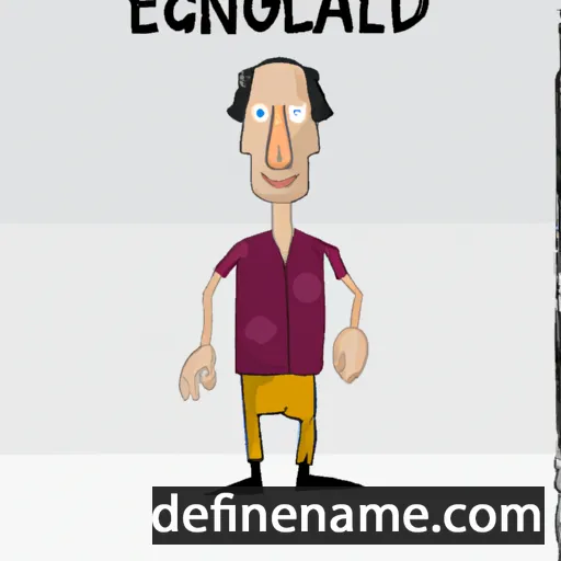 cartoon of the name Eginoald