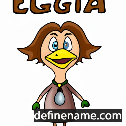 cartoon of the name Egla