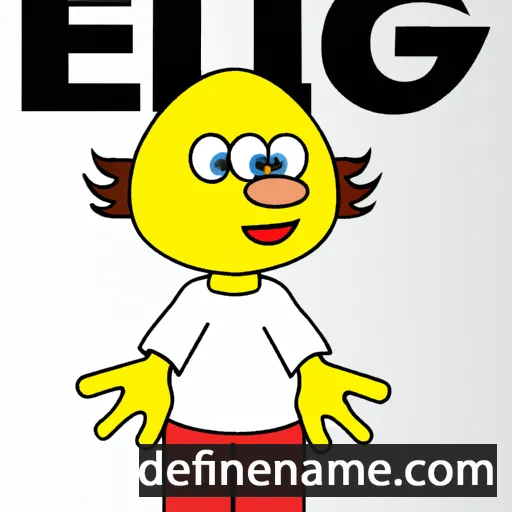 cartoon of the name Egli