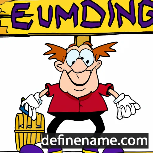 cartoon of the name Egmund