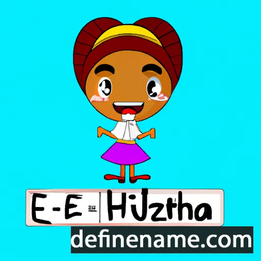 cartoon of the name Ehizefua