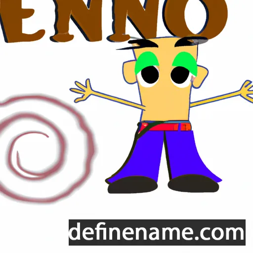 cartoon of the name Ehno