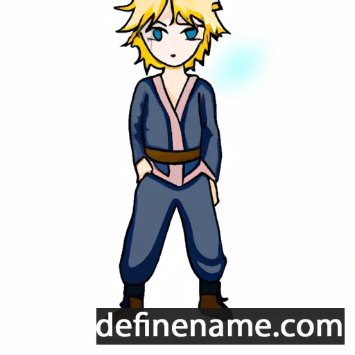 cartoon of the name Eichi