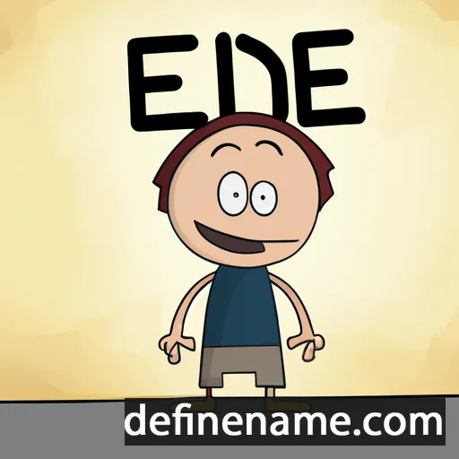 cartoon of the name Eide