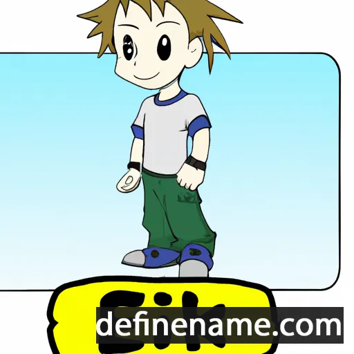 cartoon of the name Eiki