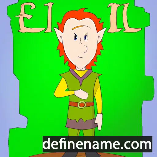 cartoon of the name Eilir