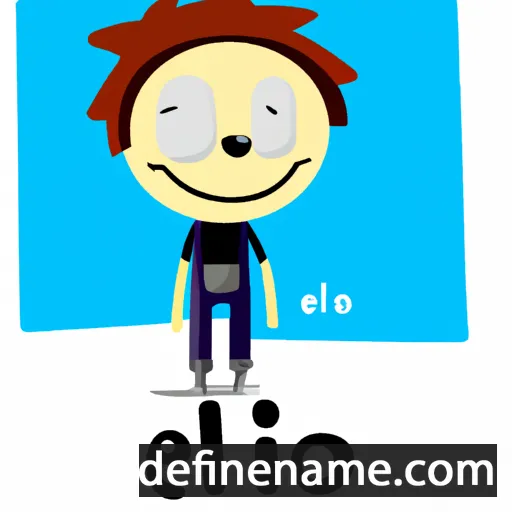 cartoon of the name Eilo