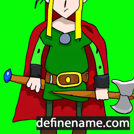 cartoon of the name Eilric