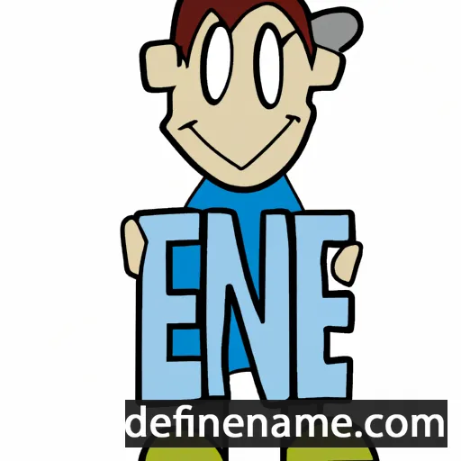 cartoon of the name Eine