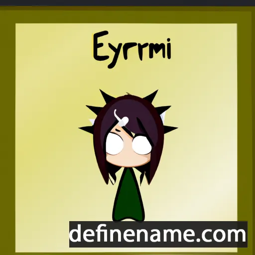 Einmyria cartoon