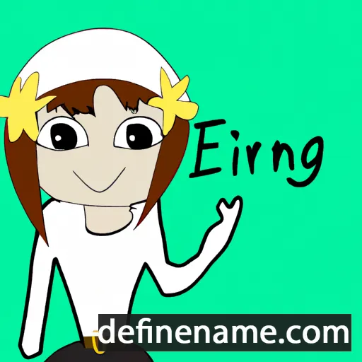 cartoon of the name Eirfinna