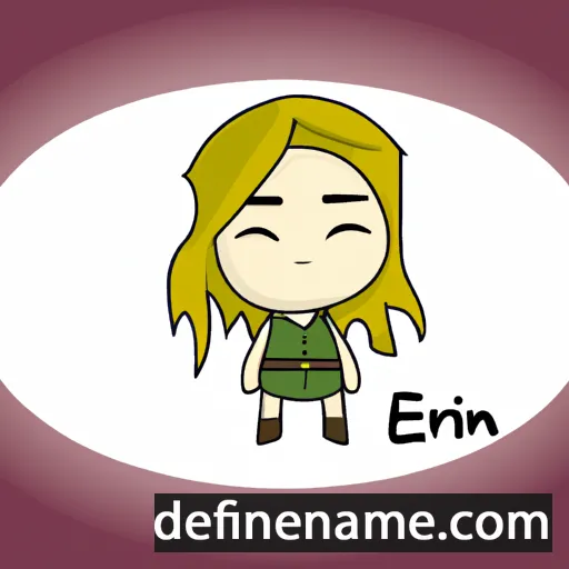 cartoon of the name Eirin