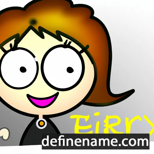 cartoon of the name Eiry