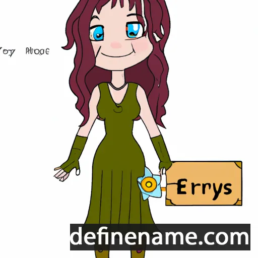 cartoon of the name Eirys