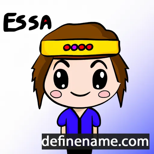 cartoon of the name Eisa