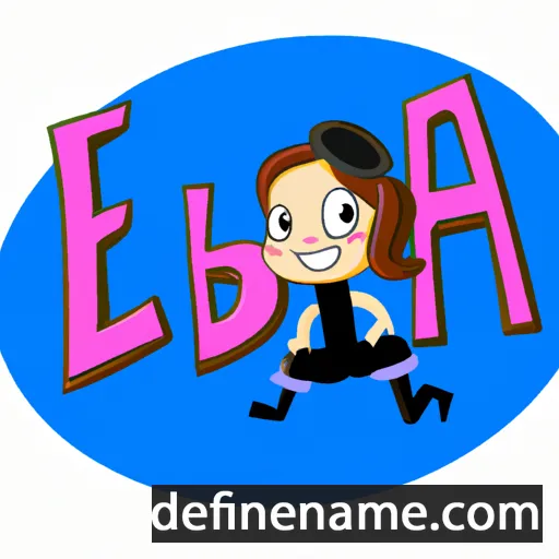 cartoon of the name Eisabella