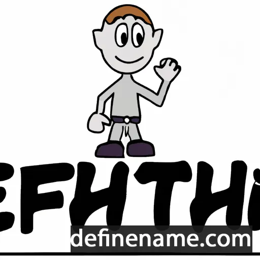 cartoon of the name Eithrig