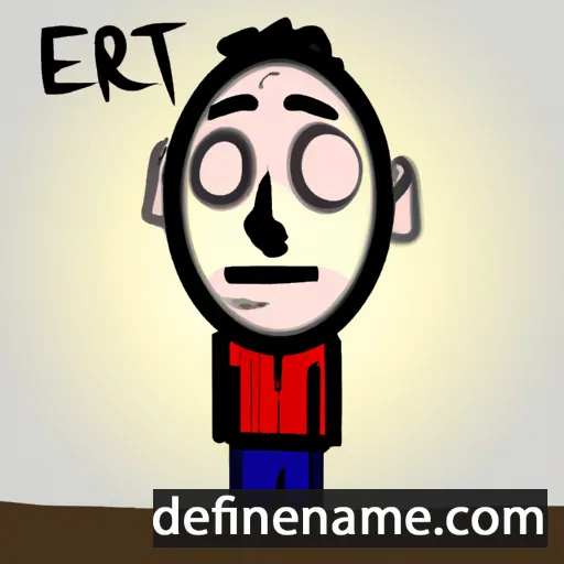 cartoon of the name Eitor