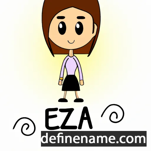 Eiza cartoon