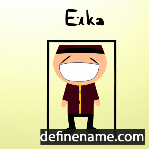 cartoon of the name Ekaitza